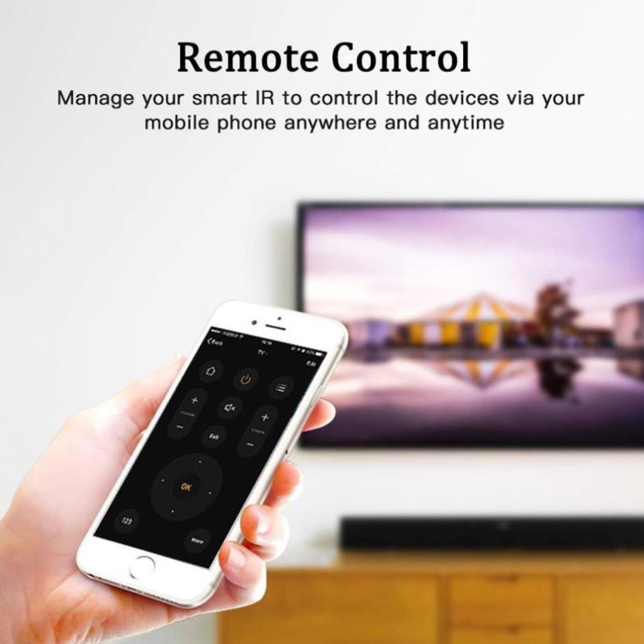 Bộ điều khiển hồng ngoại Tuya - điều khiển tivi, điều hòa, quạt qua giọng nói, điều khiển qua smartphone.