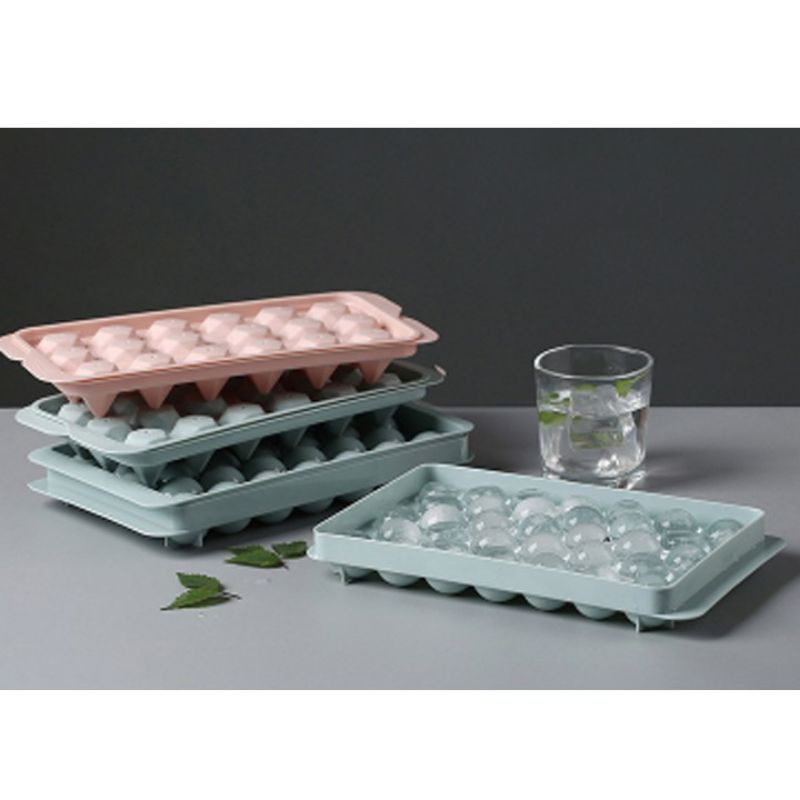 Khay làm đá Khay làm thạch tròn 33 viên