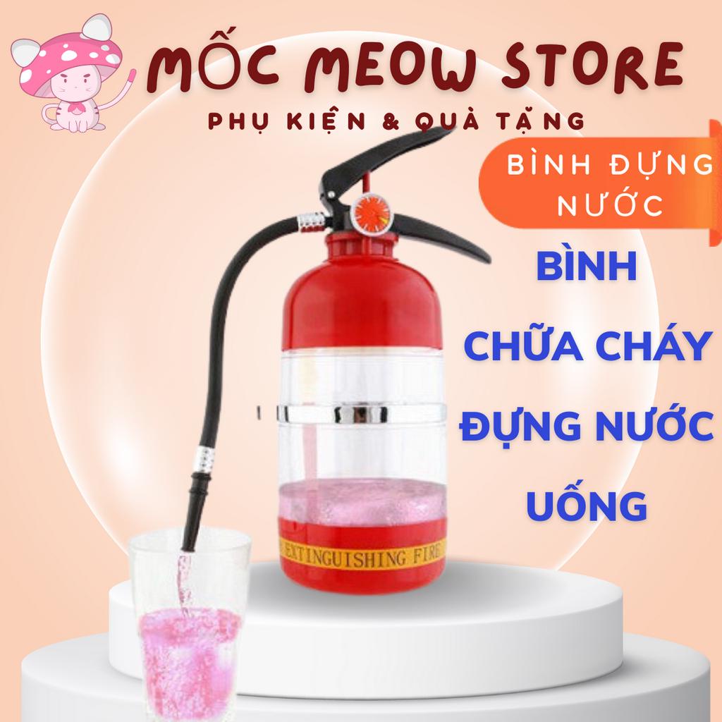 BÌNH NƯỚC- Bình đựng nước hình Bình chữa cháy độc lạ có vòi, phù hợp bữa tiệc, thường ngày, đi học. Mốc Meow🍄