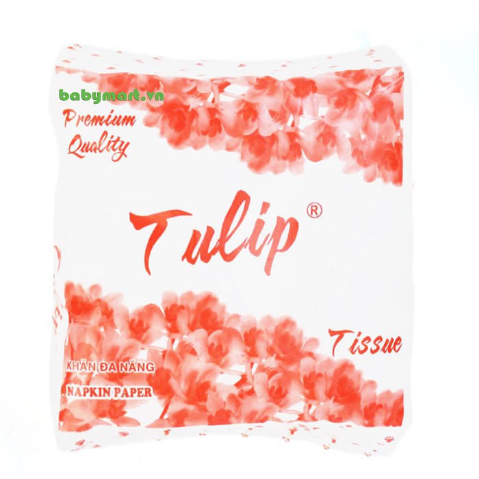 COMBO 4 GÓI GIẤY VUÔNG TULIP DÙNG VỆ SINH CHO BÉ