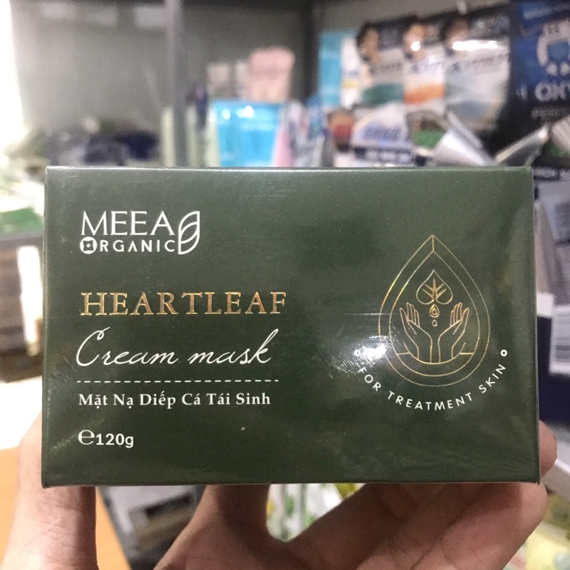 Mặt Nạ Diếp Cá Tái Sinh Meea Organic - Mask Nhiếp Cá chính hãng(120g)