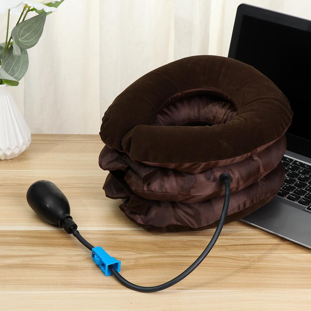 Gối Kê Cổ Bơm Hơi Nhỏ Gọn Bảo Vệ Đầu Và Lưng