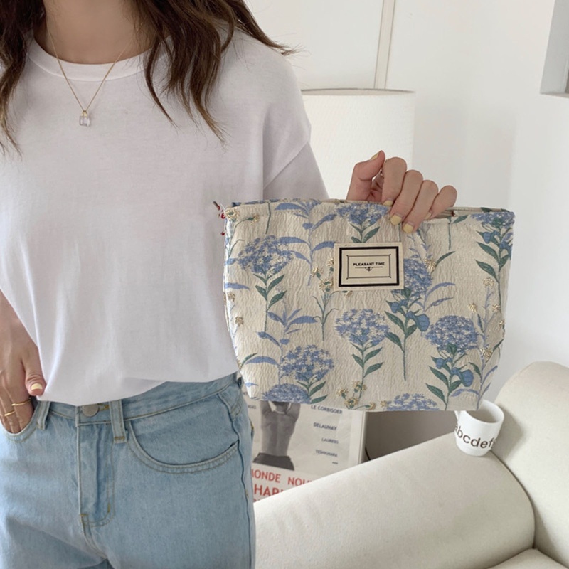 Túi Xách Tay Nữ In Hoa Thời Trang Vintage