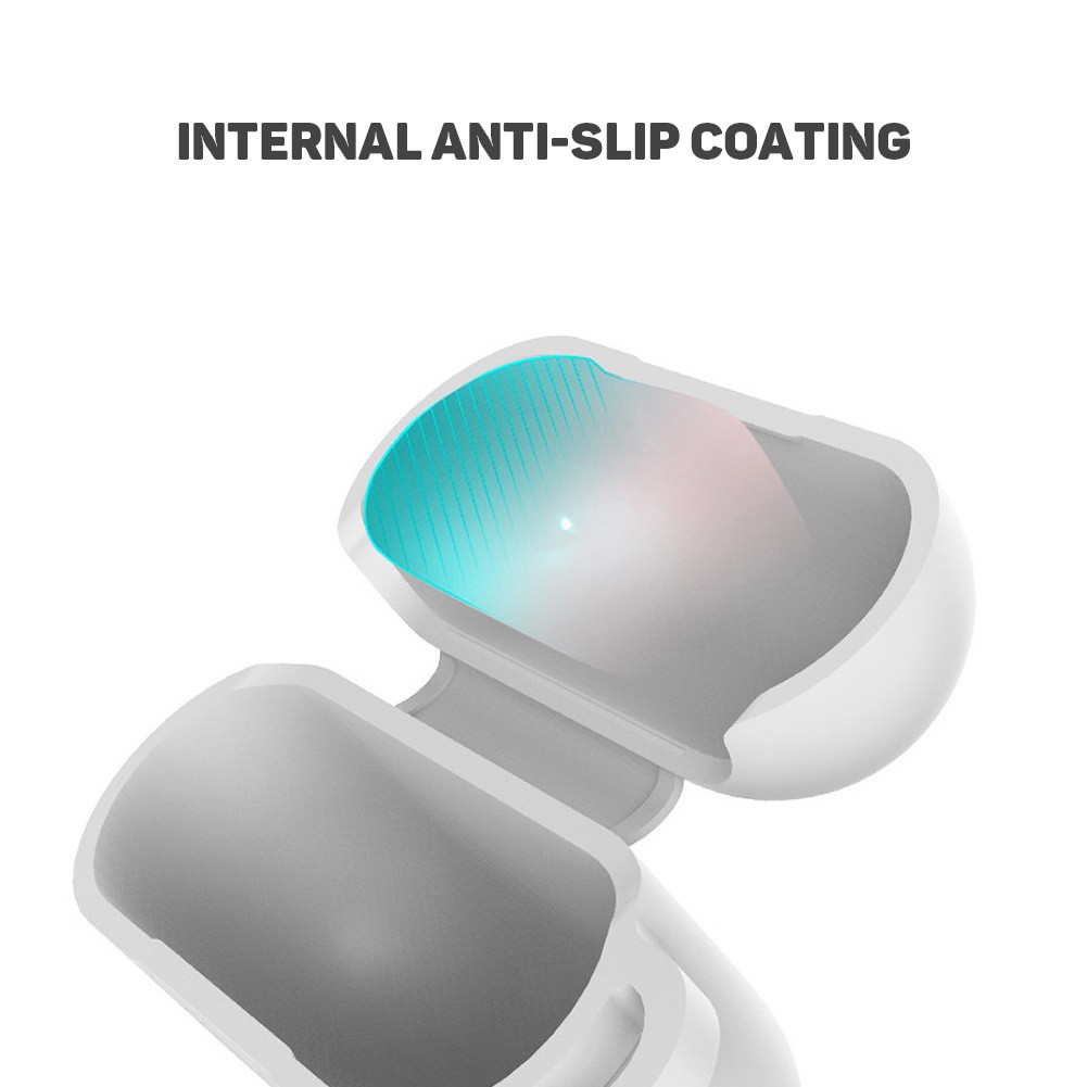 Vỏ Bảo Vệ Hộp Sạc Tai Nghe Bluetooth Airpods 1 2 Bằng Silicon Họa Tiết Kẻ Sọc