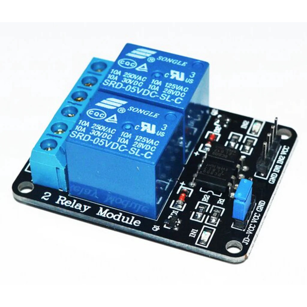 Module Relay 2 Kênh 5V KY-019 Có Cách Ly
