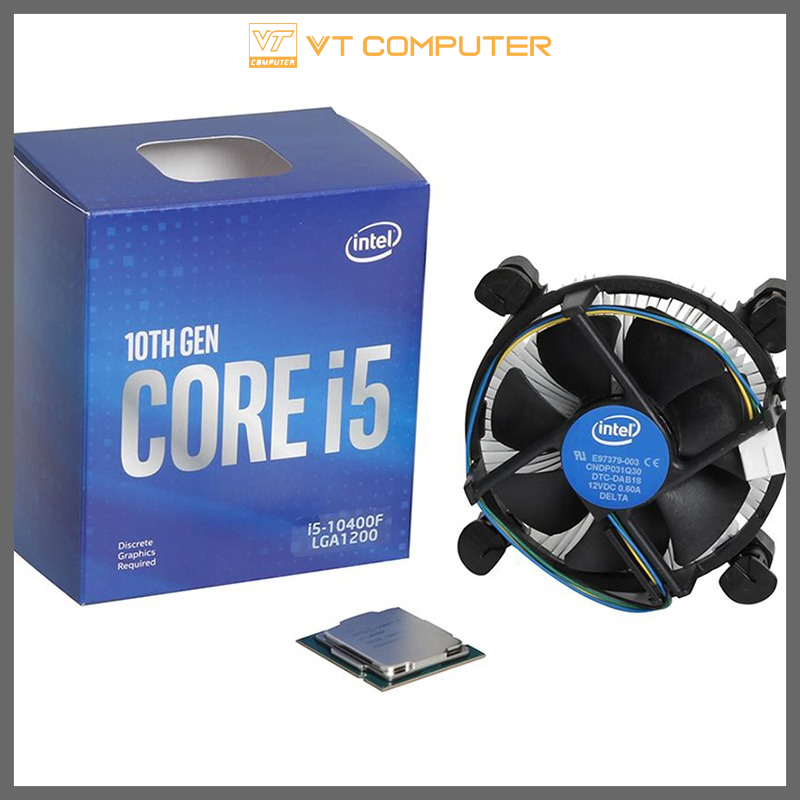 CPU Intel Core i5 10400 / 10400F (2.90 Up to 4.30GHz, 12M, 6 Cores 12 Threads) Full Box / Bảo Hành 36 Tháng