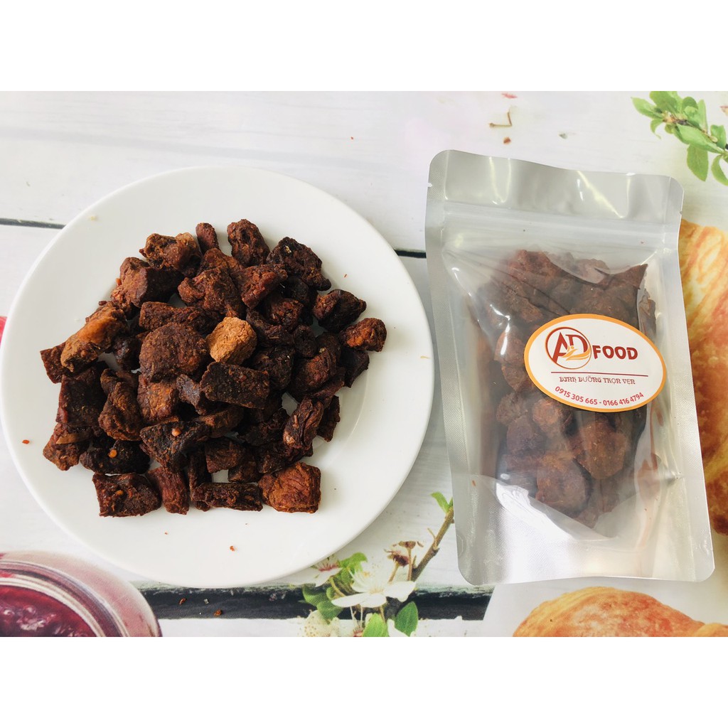 100g khô bò dạng viên (bò cục)