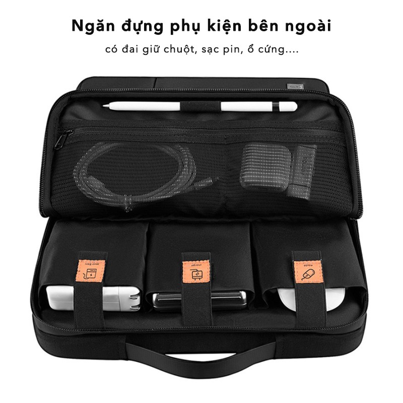 Túi Xách Macbook, Laptop 13/14/15/15.6/16inch : Chống Sốc Cao Cấp - Bảo Vệ 360 độ - Wiwu Alpha Double Layer Sleeve