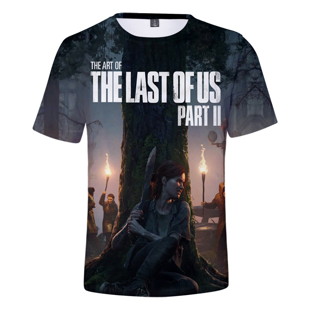 Áo Thun Ngắn Tay In Hình The Last of Us2 3D Phong Cách Thời Trang Đường Phố Harajuku 2020 Dành Cho Nam Và Nữ