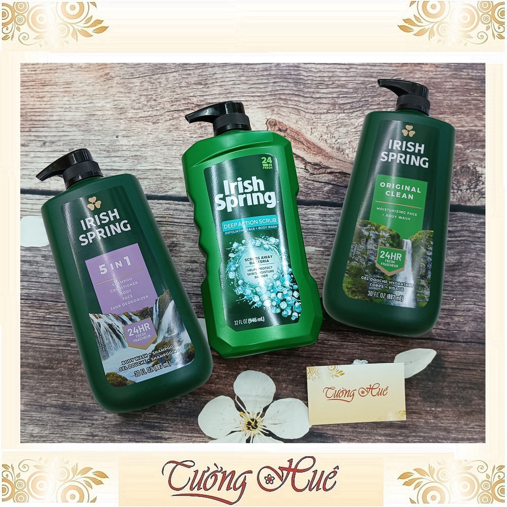 Sữa Tắm Irish Spring Body Wash (Có Lựa Chọn)