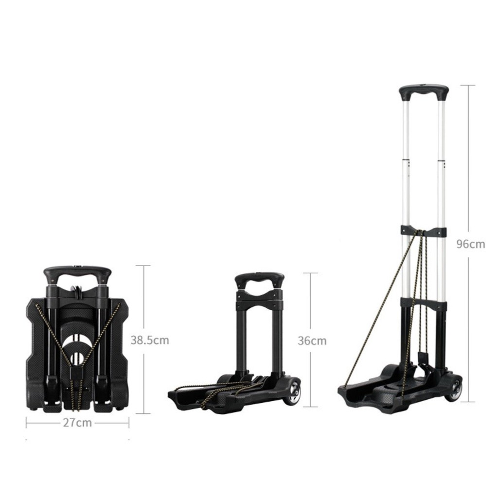 Xe kéo đẩy hàng xếp gọn tiện lợi Trolley Mini - Toro House 😍🥰