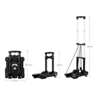 Xe kéo đẩy hàng xếp gọn tiện lợi Trolley Mini - Harushop168