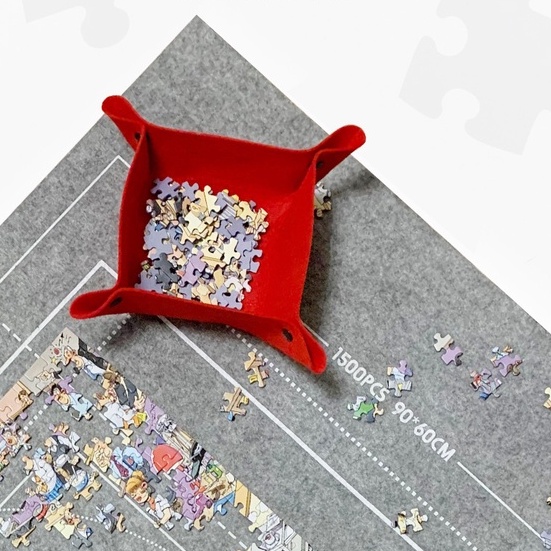 Thảm xếp tranh ghép hình, xếp hình - Jigsaw Puzzle Mat + phụ kiện phục vụ chơi ghép hình