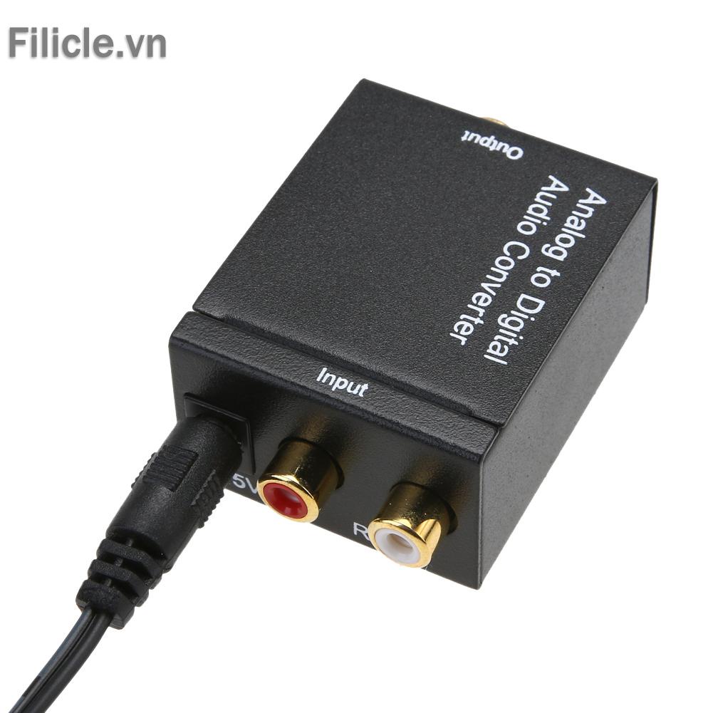 Bộ Chuyển Đổi Âm Thanh Analog L/R Sang SPDIF Coaxial Coax RCA Và Quang Học