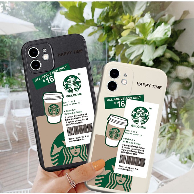 Ốp Điện Thoại Cao Su Tpu Hình Starbuck Cho Iphone 12 Iphone 11 Pro Max XR X 7 8 7 Plus 8 Plus 6s.