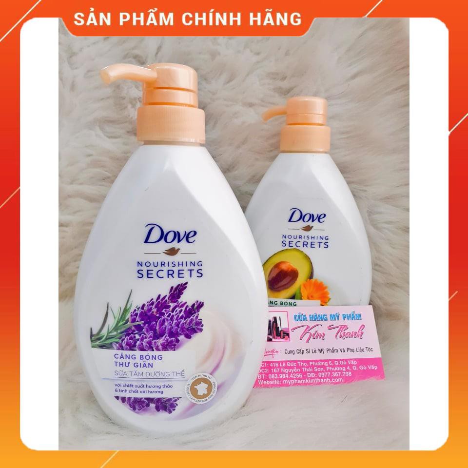 Sữa tắm Dove Căng bóng thư thái và căng bóng tươi mới