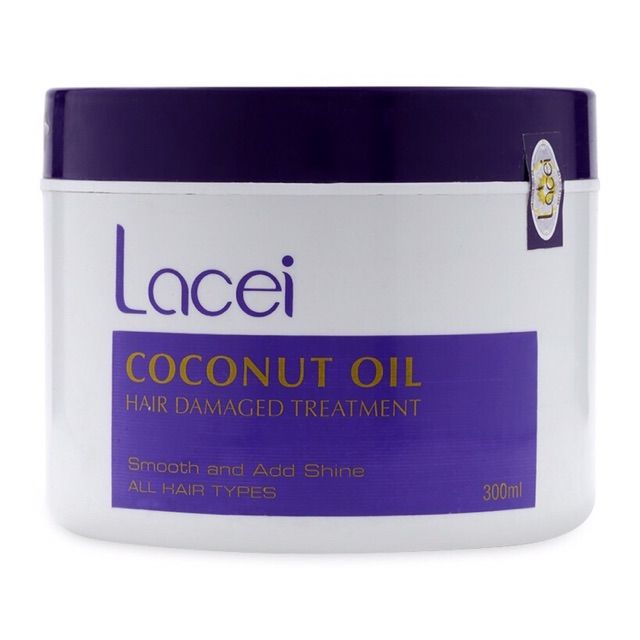 Hấp dầu dừa Lacei Pure Coconut Oil Hair Damaged Treatment 300ml(₫180.700 ₫140.946 22% GIẢM)