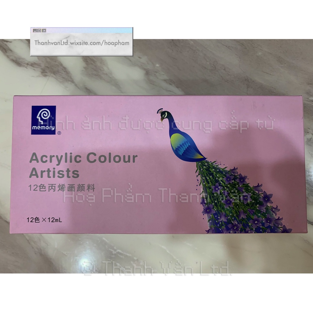 MÀU ACRYLIC MEMORY GIÁ RẺ VẼ TRÊN MÓNG, GIẤY, KÍNH, TƯỜNG, XỨ, MỌI BỀ MẶT CHO BÉ TẬP VẼ