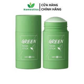 Mặt nạ đất set trà/cà tím xanh dạng lăn, hỗ trợ kiểm soát dầu làm sạch da, trắng da, se khít lỗ chân lông