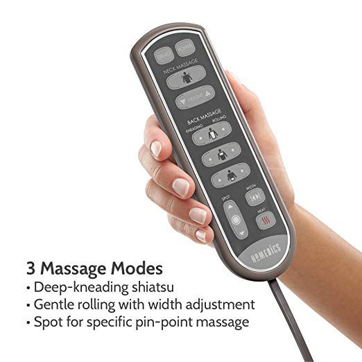 [Bảo Hành 2 Năm] Đệm ghế massage shiatsu 3D chuyên nghiệp HoMedics MCS-845HJ