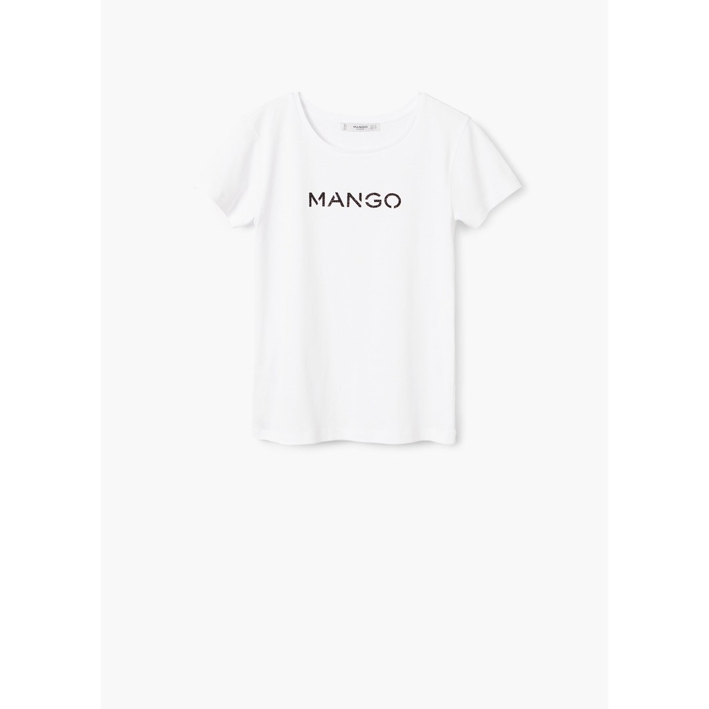 Áo thun nữ Mango - Shinning logo t-shirt 33003807