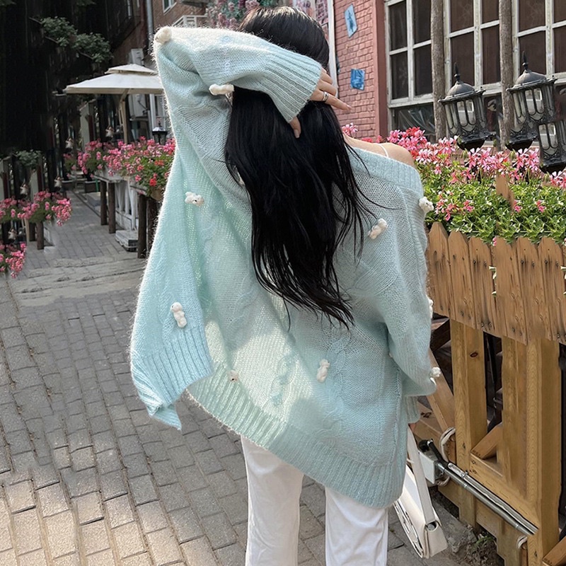 Áo len cardigan 13De Marzo 3 màu