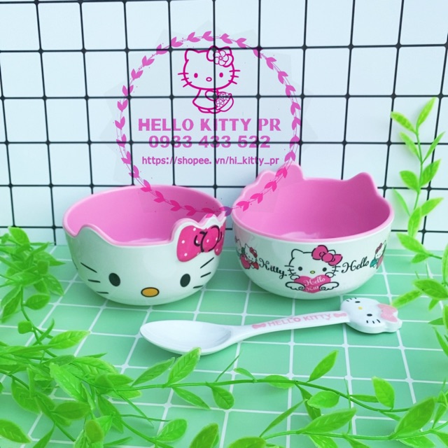 Chén 3D Hello Kitty có 2 kích thước