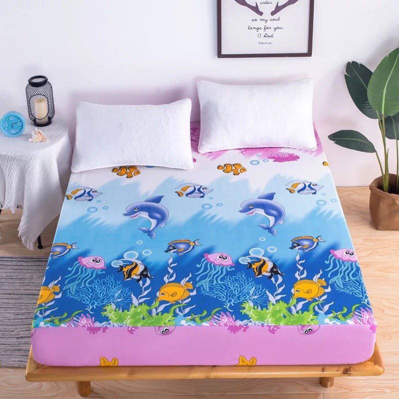 Ga Chống Thấm 1m6 Hoa Văn Cotton 2019 lazavi mã 57