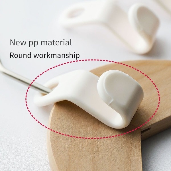 Set 6/ 1 móc nhựa treo đồ hình chữ S tiết kiệm không gian đa năng chất lượng cao