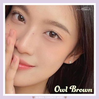 Kính áp tròng nâu sáng Owl Brown - HSD
