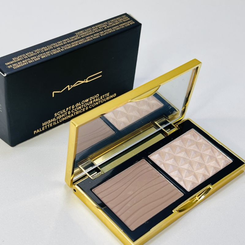 Bảng Phấn Bắt Sáng Tạo Khối Hai Màu 3.6g Độ Bóng Cao Tạo Khuôn Mặt Và Mũi