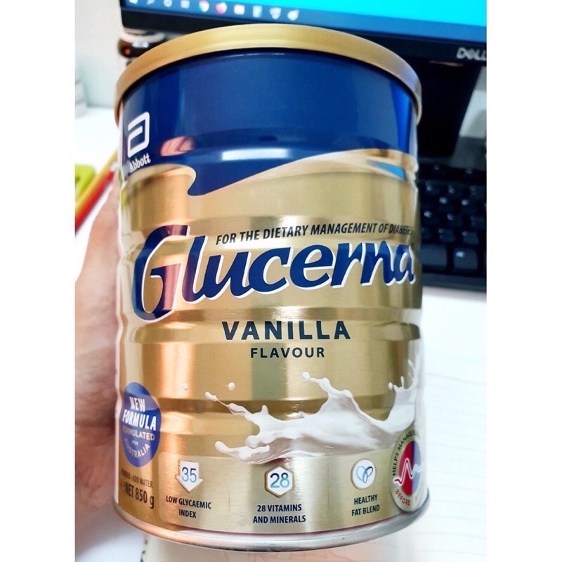 Sữa dành cho người tiểu đường Glucerna Úc 850g date t8.2023