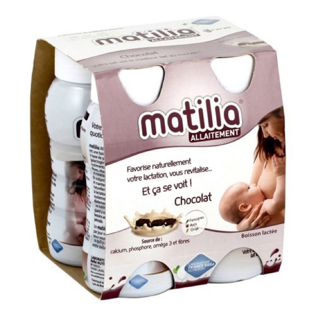 Sữa nước Matilia- Pháp 200ml date mới