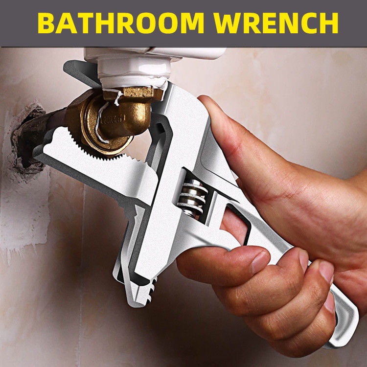 Cờ Lê Điều Chỉnh Sửa Chữa Ống Nước Nhà Tắm Tay Cầm Ngắn Đa Năng