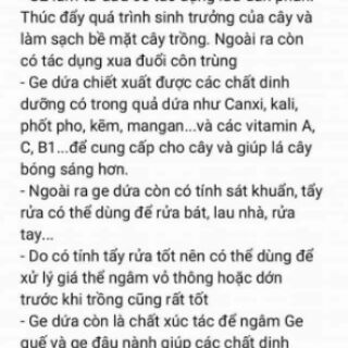Ge thơm350ml- phân bón hữu cơ