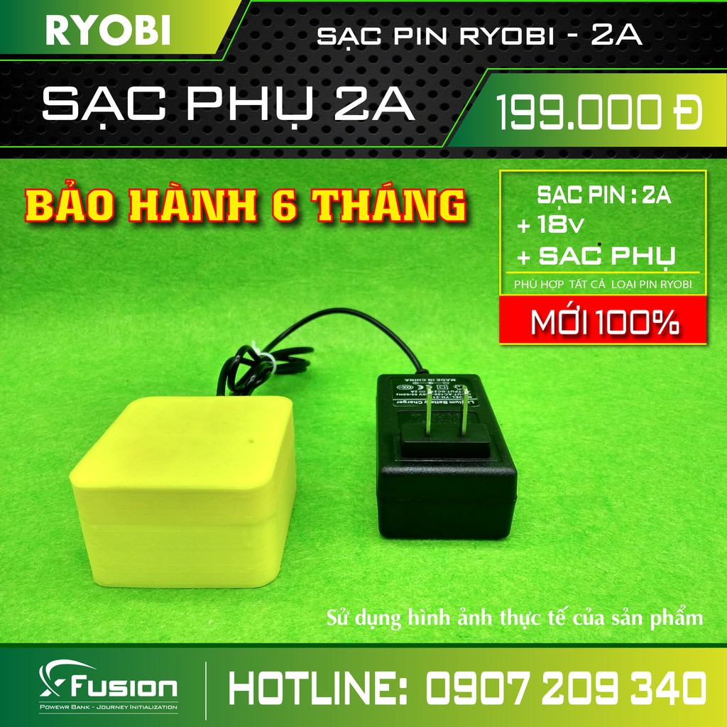 SẠC RYOBI  /  BH 6 Tháng