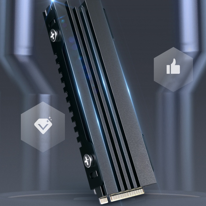 Bộ Tản Nhiệt Bằng Nhôm zzz 007 Cho M 2 SSD PC NVME 2280