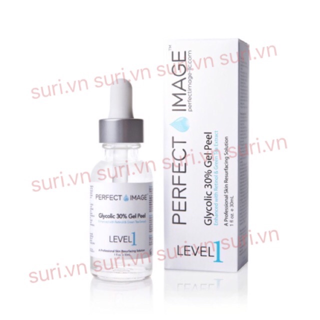 Peel da hoá học Perfect Image Glycolic 30% bill US