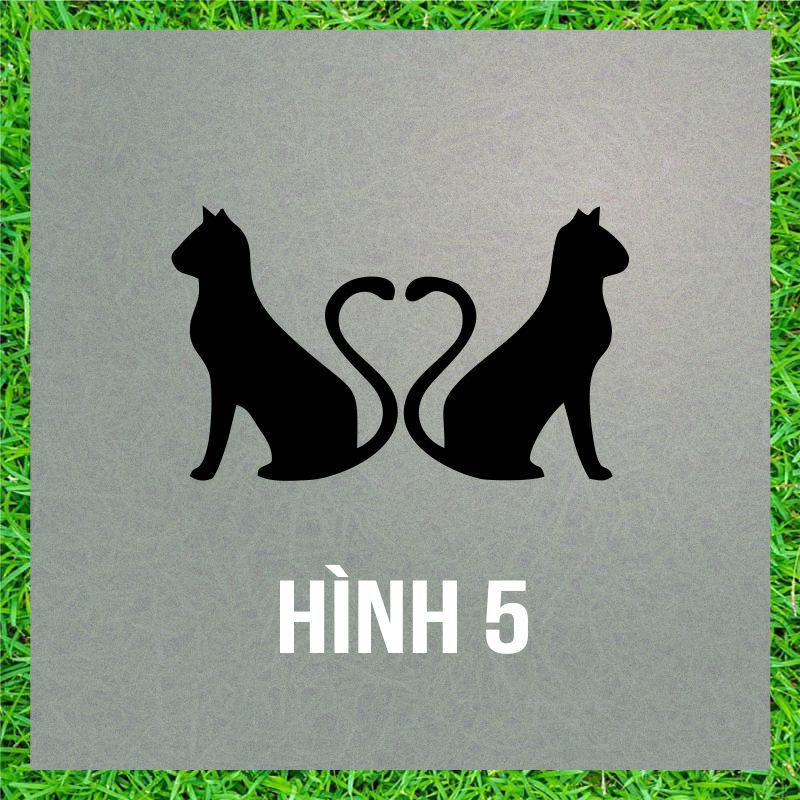 Hình ủi nhiệt lên áo theo yêu cầu, sticker mèo ủi áo ,logo đáng yêu cực đẹp