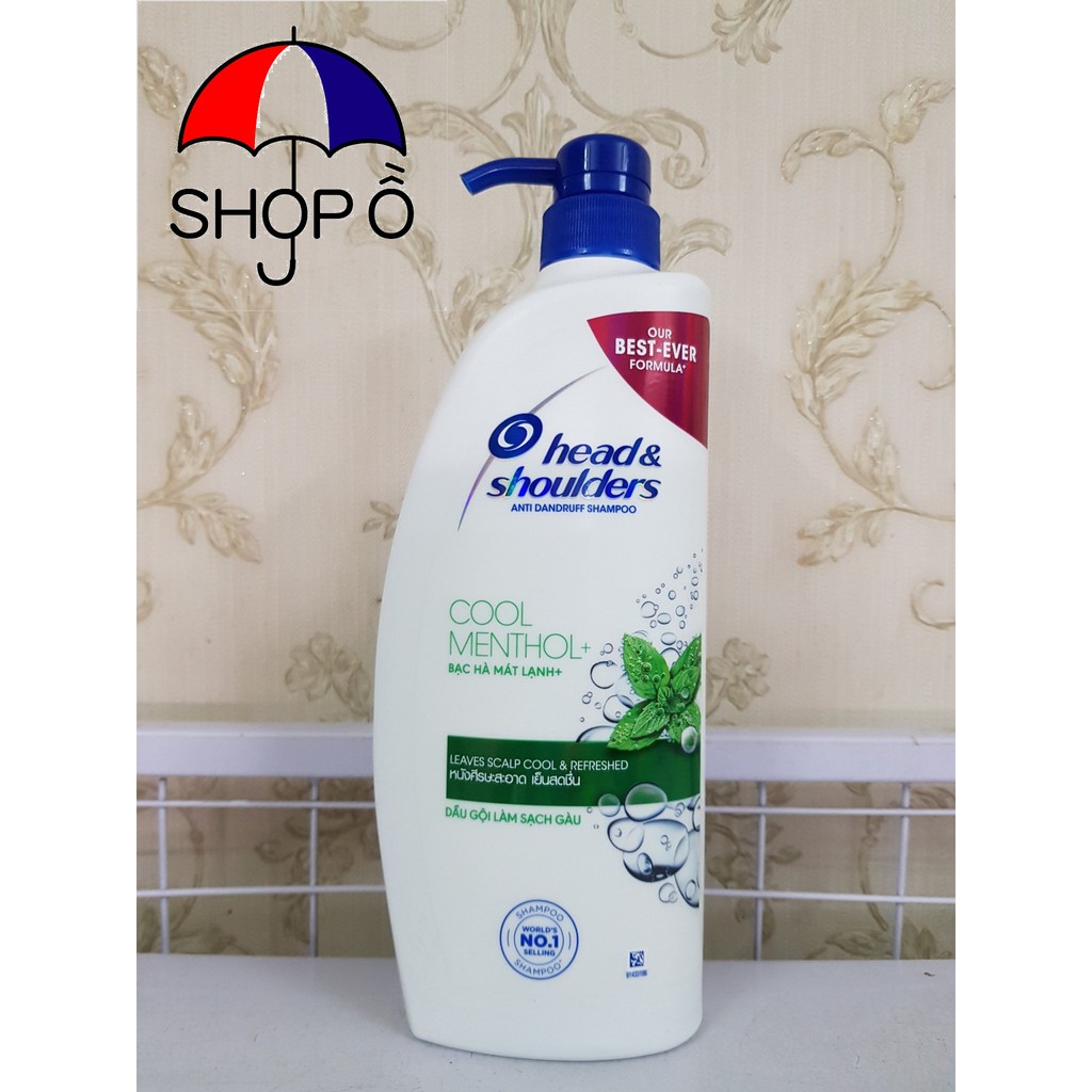 Dầu gội Head and Shoulder 850ml - Bạc hà mát lạnh