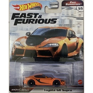 Xe mô hình Hot Wheels Premium Toyota GR Supra set Fast & Furious