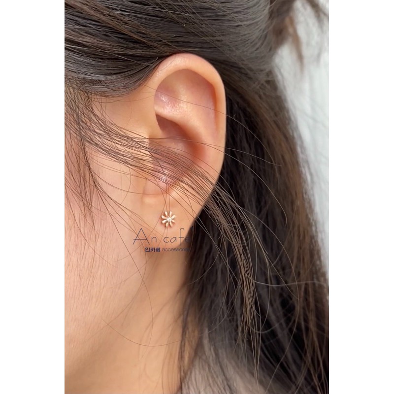 Hoa tai nữ, hoa cúc, Hàn Quốc, đính đá, thanh lịch