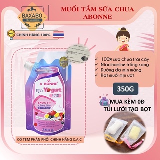 MUỐI TẮM SỮA CHUA TẨY TẾ BÀO CHẾT A BONNE SPA YOGURT SALT SCRUB - CHÍNH HÃNG THÁI LAN - 350GR - CÓ VÒI - BAXABO