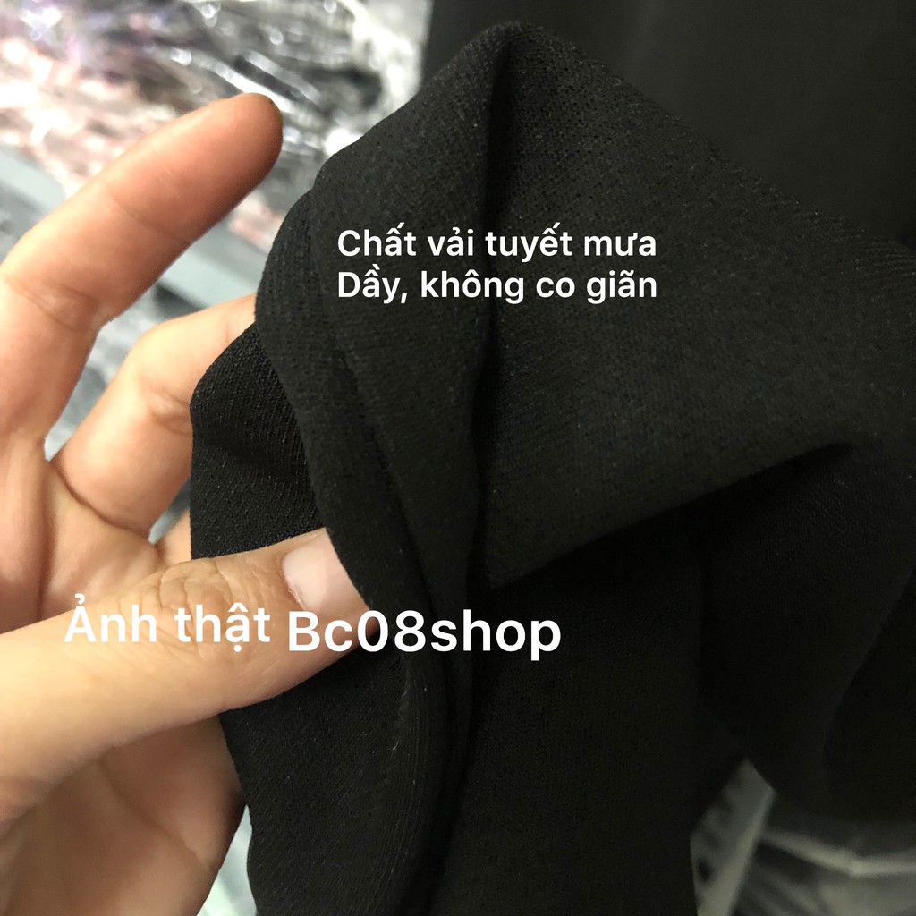 Quần Tây Baggy Dáng thụng Lưng Cao Basic có size BC128