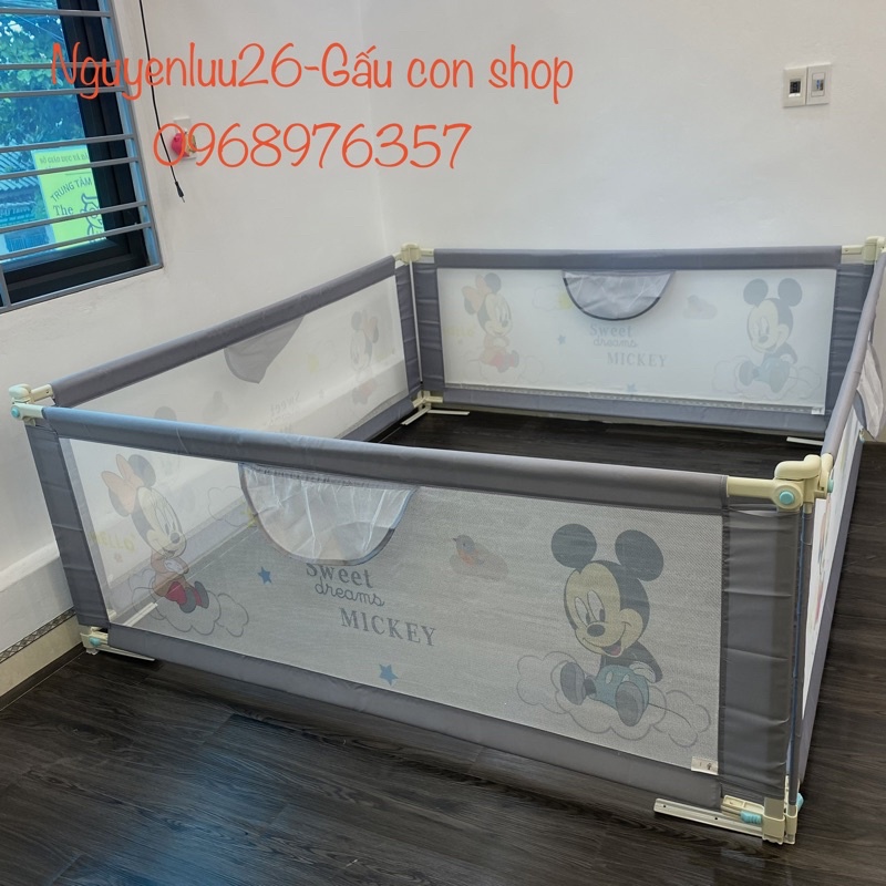 Thanh chắn giường cho bé nâng cấp hạ 1 bên sale giá xưởng BABY QINER