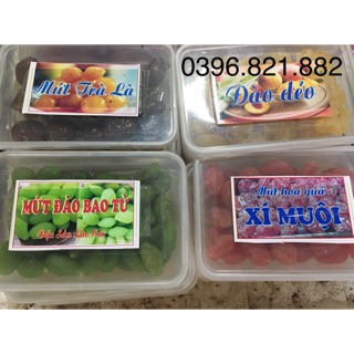 Combo 1 kg mứt hoa quả tổng hợp trộn 5 vị