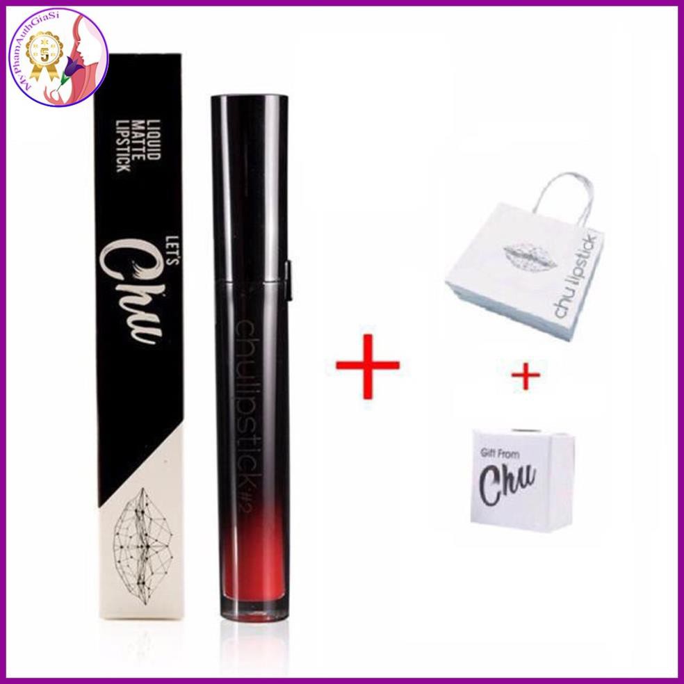 SON CHU Kem Lì Chu Lipstick tặng Son Dưỡng