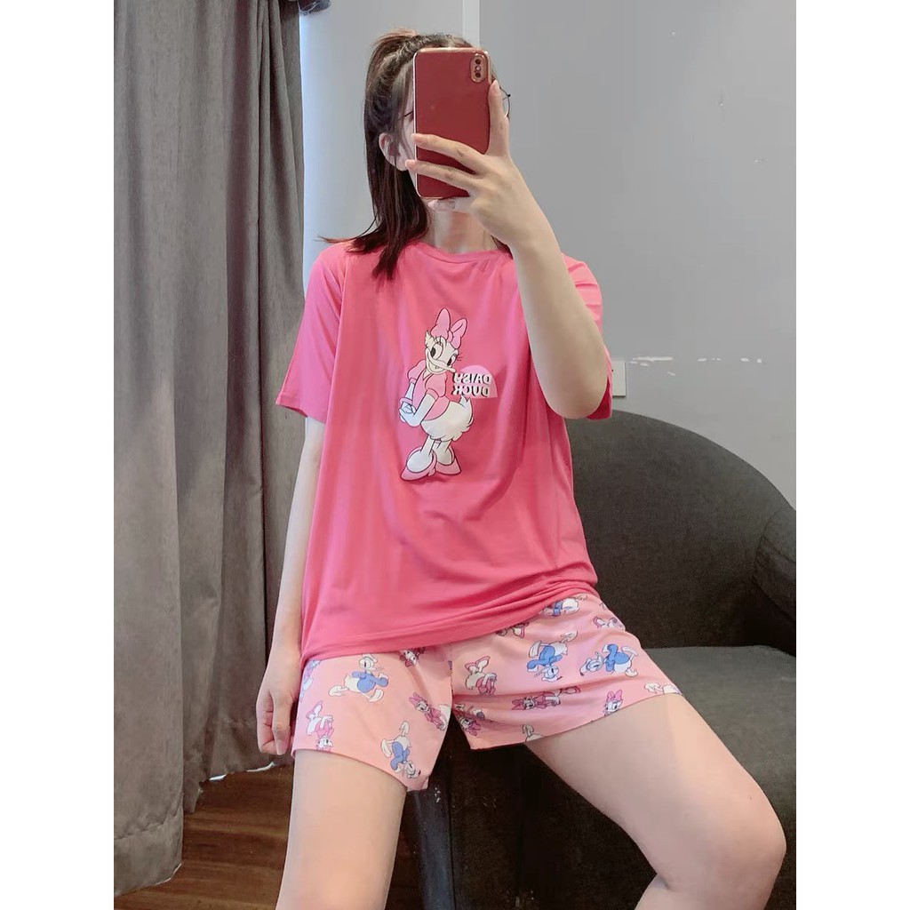Set đồ nữ cá tính, set quần sóc áo thun đi chơi sang chảnh mùa hè đẹp 8A00212 | BigBuy360 - bigbuy360.vn