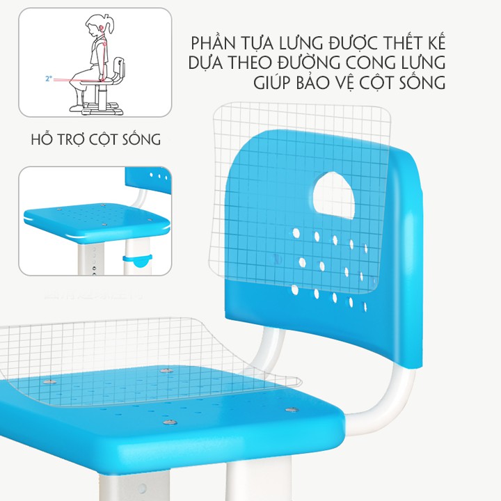 Bàn ghế học sinh chống gù chống cận có tặng đèn led | BigBuy360 - bigbuy360.vn