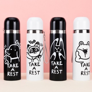 Bình nước giữ nhiệt Cute Animals 500ml